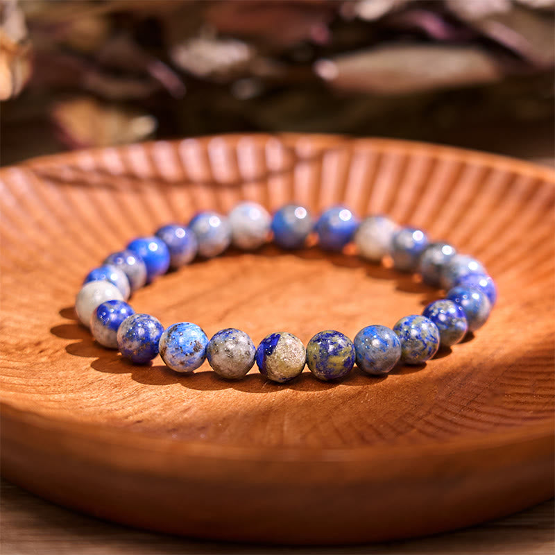 Buddha Stone Lazurite Self Care Positive Bracelet - image 7