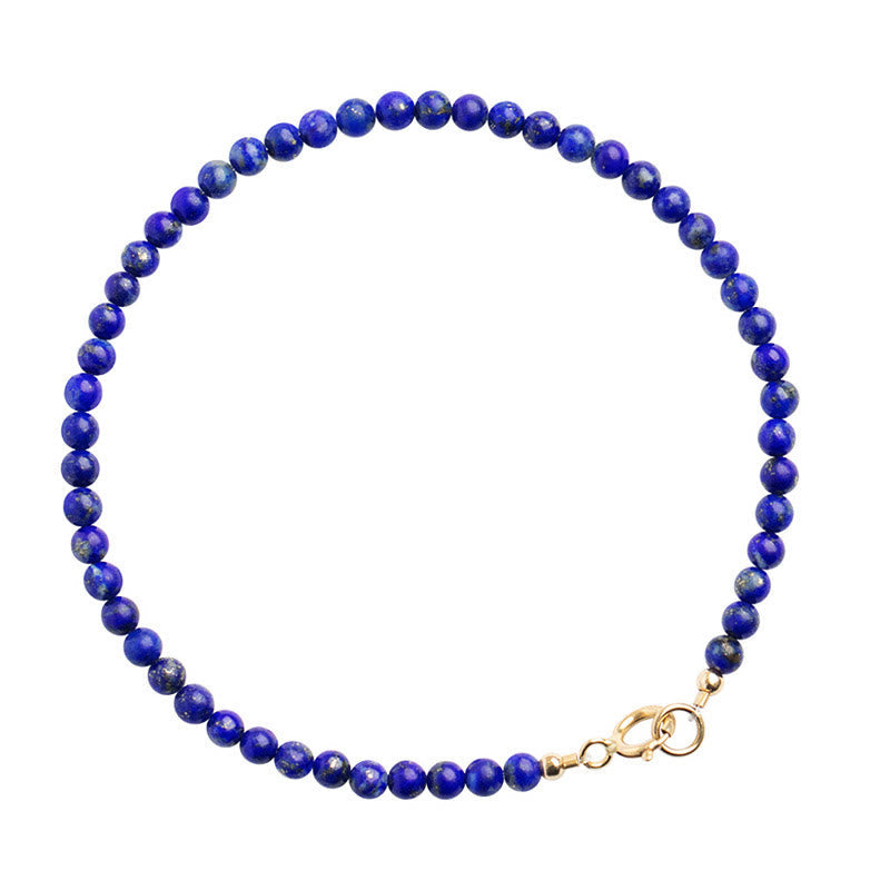 Buddha Stones Small Lazurite Ultra-Thin Beads Balance Bracelet - image 11