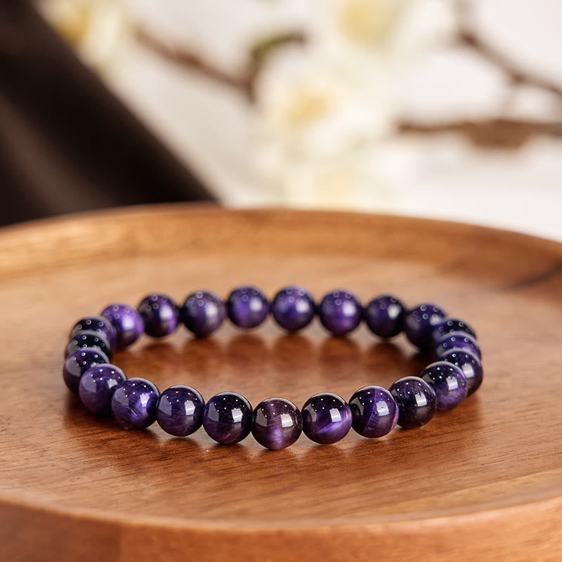 Foviel Purple Tiger Eye Creativity Bracelet