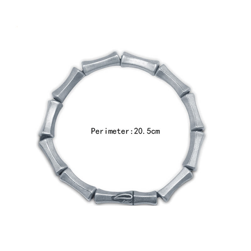 Foviel Bamboo Pattern Alloy Strength Bracelet