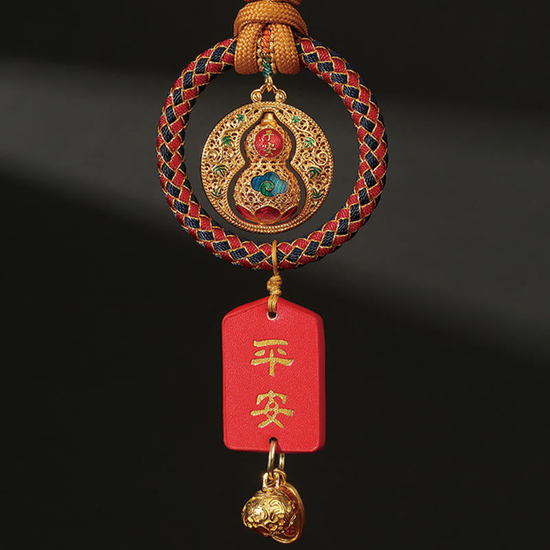 Foviel Gourd Fu Character Safe And Well Fortune Car Hanging Decoration