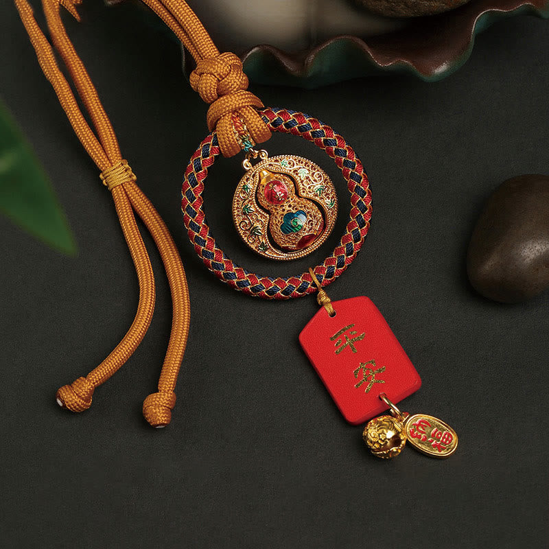 Foviel Gourd Fu Character Safe And Well Fortune Car Hanging Decoration