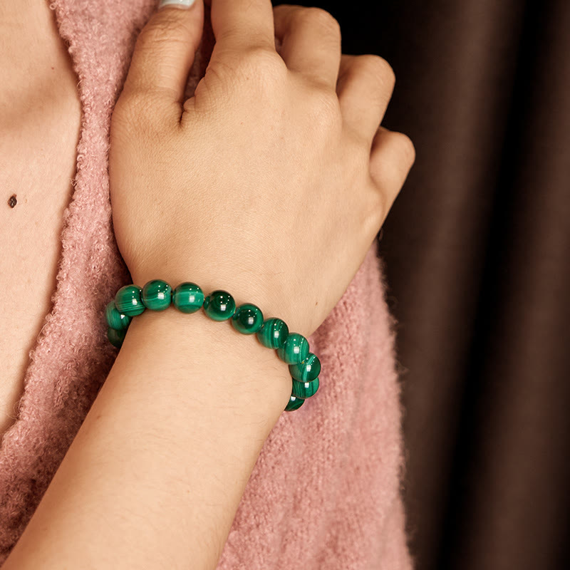 Foviel Natural Malachite Protection Calmness Bracelet