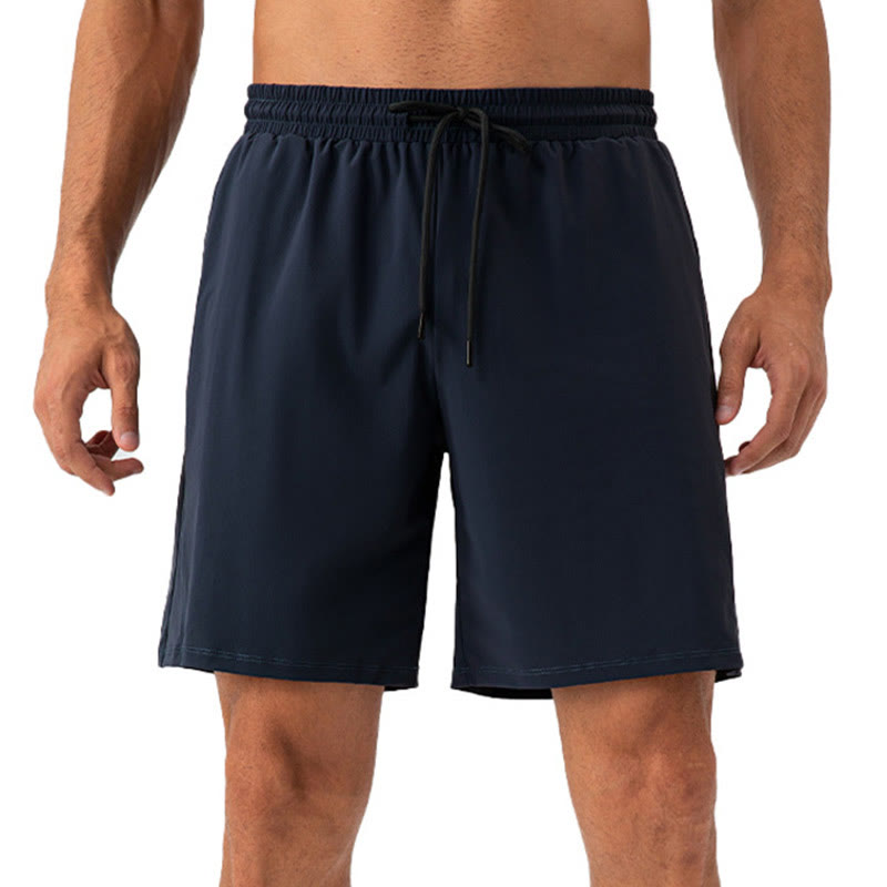 Buddha Stones Men's Casual Breathable Loose Nylon Quick Dry Sports Shorts With Pockets - image 2