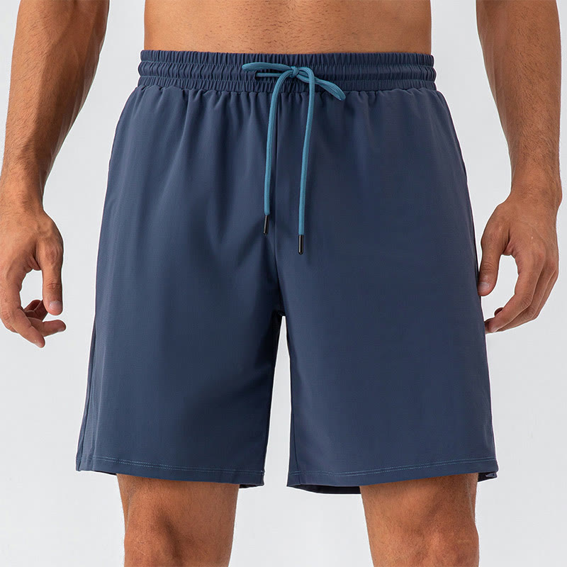 Buddha Stones Men's Casual Breathable Loose Nylon Quick Dry Sports Shorts With Pockets - image 12