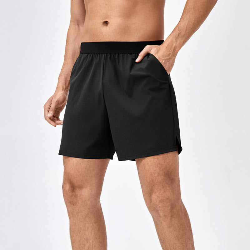 Buddha Stones Men's Casual Loose Nylon Quick Dry Sports Shorts With Pockets - image 18