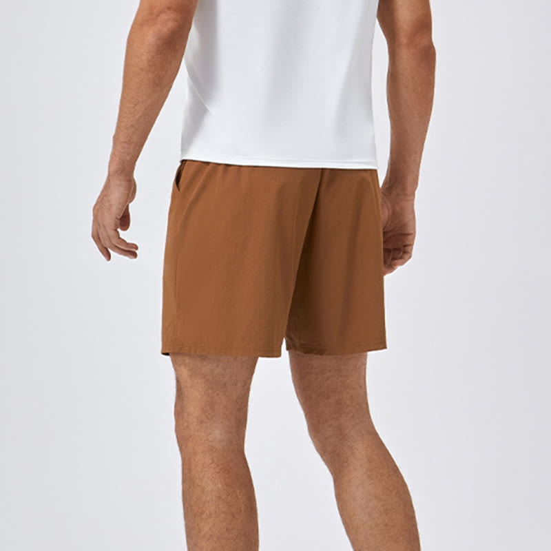 Buddha Stones Men's Casual Loose Nylon Quick Dry Sports Shorts With Pockets - image 5