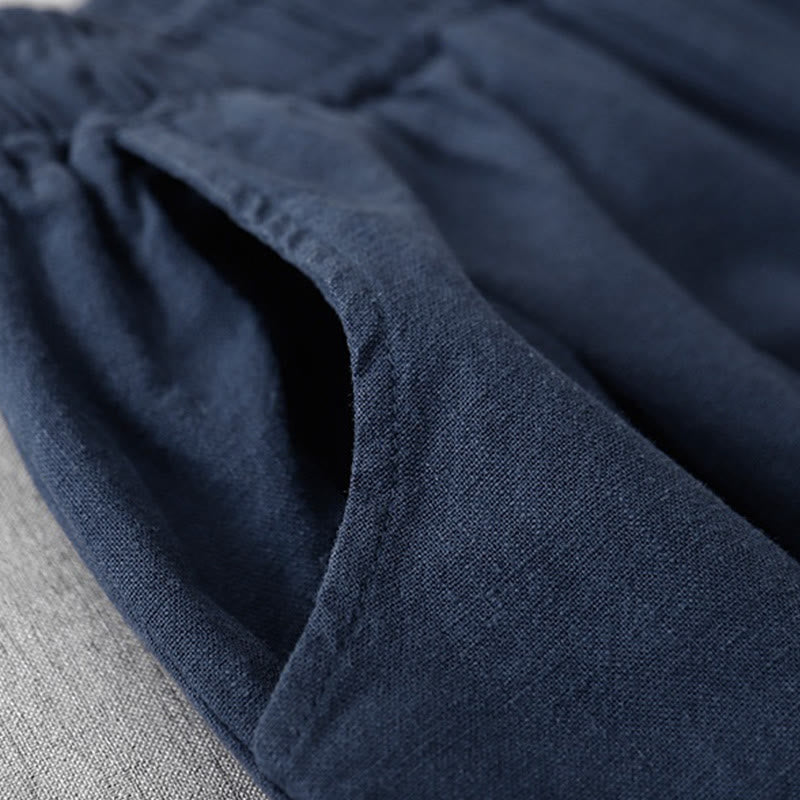 Pantalon harem décontracté pour femme Foviel avec poches