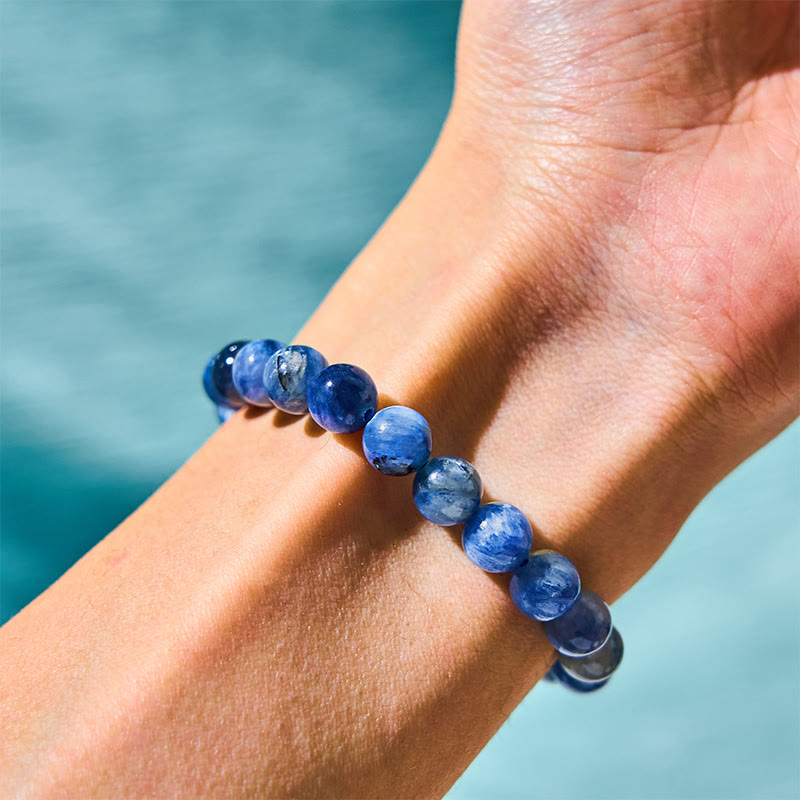 Buddha Stone Lazurite Self Care Positive Bracelet - image 1