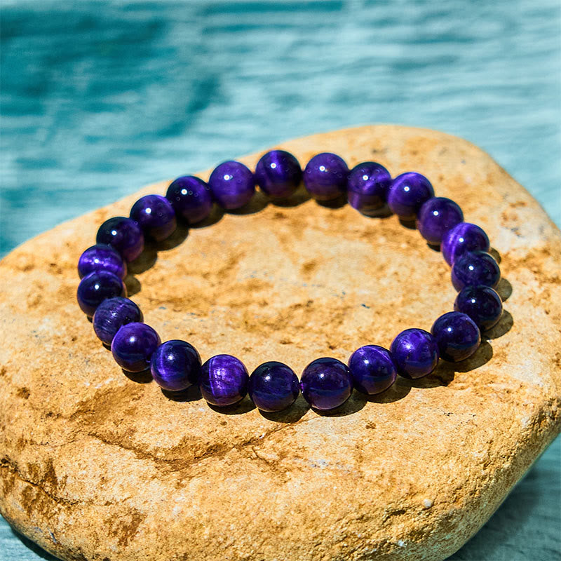 Foviel Purple Tiger Eye Creativity Bracelet
