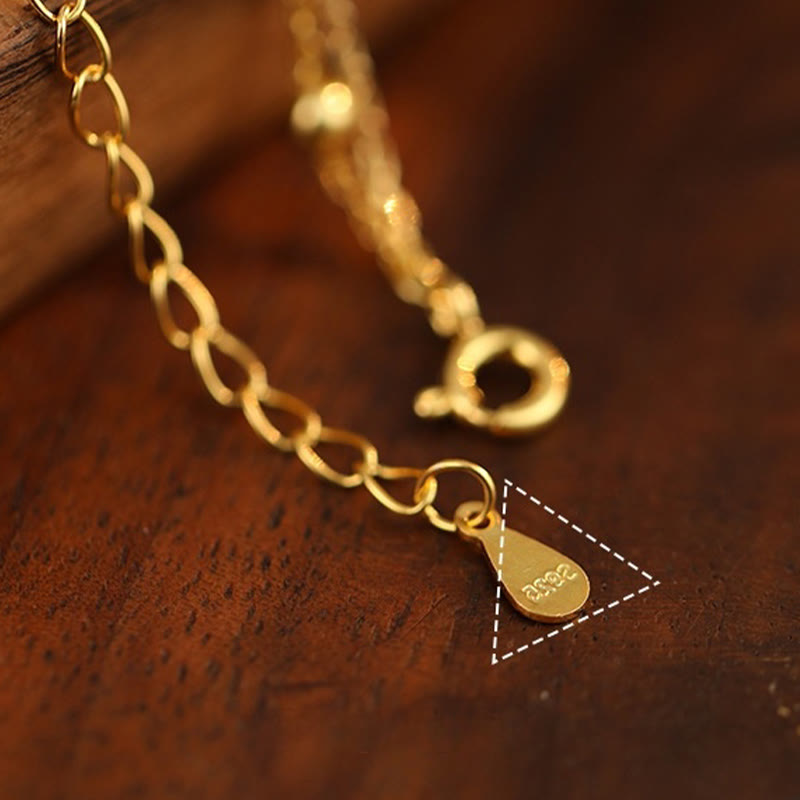 Foviel 925 Sterling Silver Zircon Little Pepper Charm Protection Anklet
