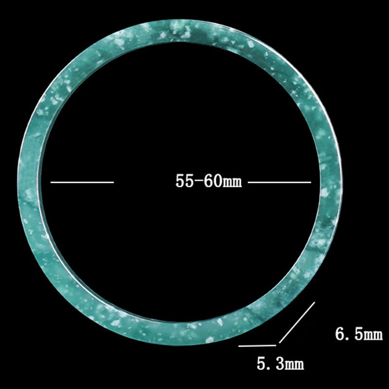 Foviel Natürliche Jade Abundance Dünnes Armband