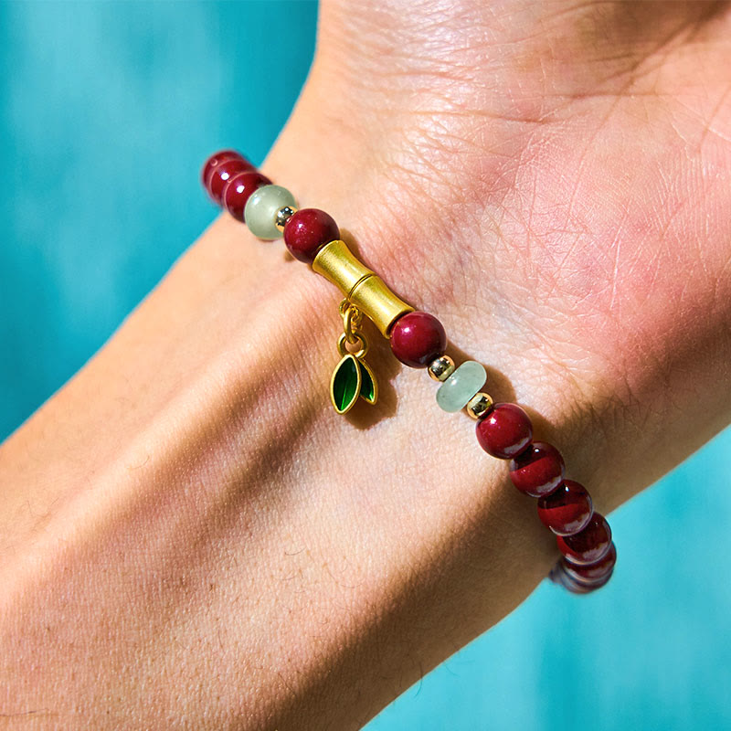 Foviel Cinnabar Bamboo Concentration Bracelet