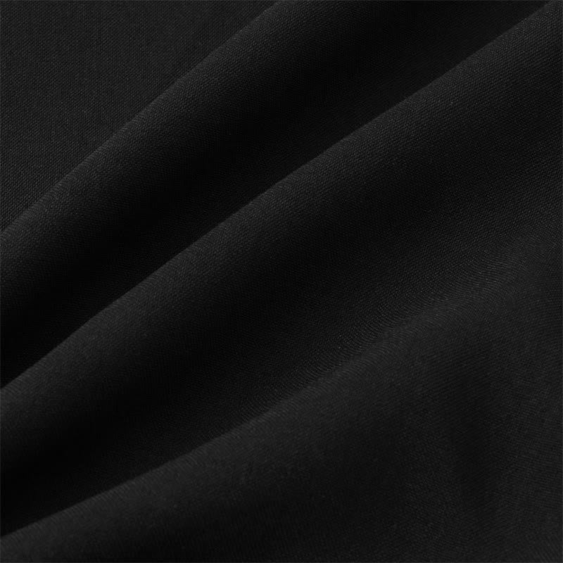 Foviel Summer Men's Button Plain Short Sleeve Shirt With Pocket