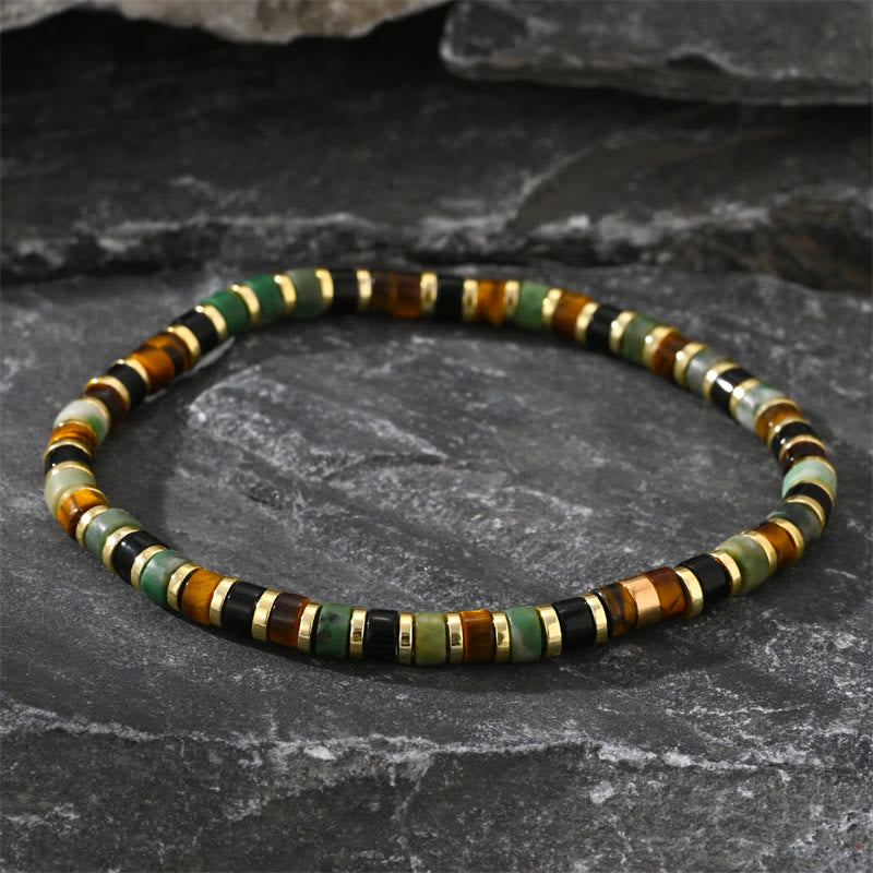 FREE Today: Support and Powerful Natural Hematite Tiger Eye Stones Bracelet