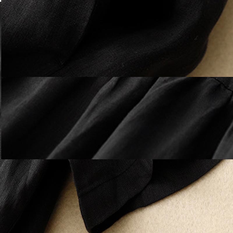Buddha Stones Casual Short Sleeve Bowknot Tie Straps Women's Midi Dress With Pockets - image 10