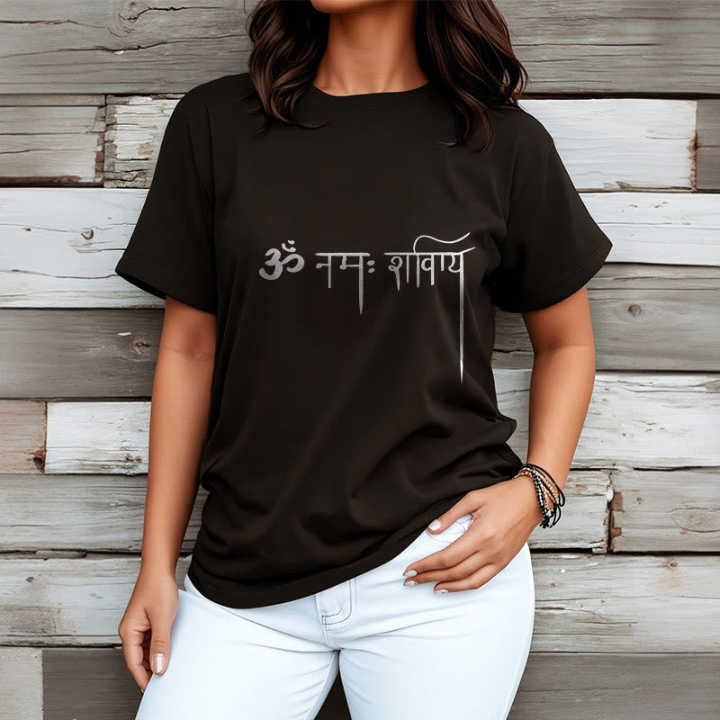 T-shirt Foviel Sanskrit Namah Shivaya Tee