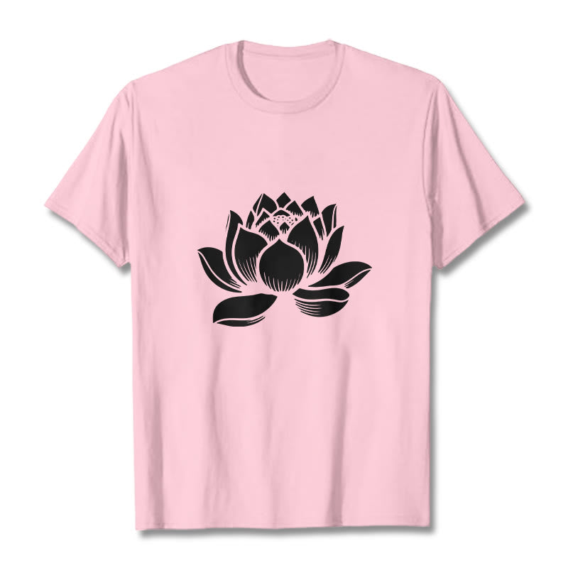 T-shirt Foviel motif fleur de lotus