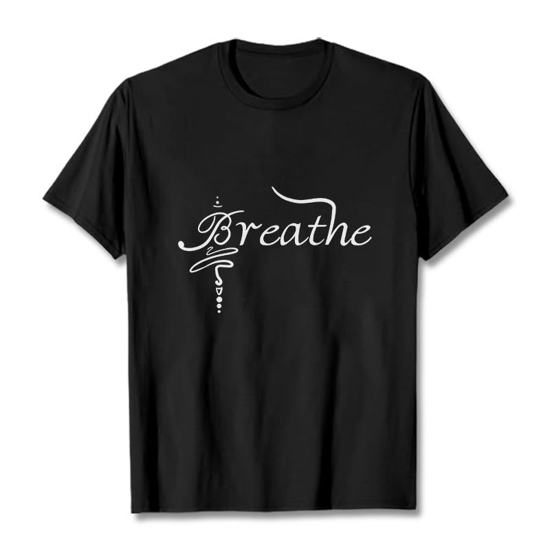 T-shirt Foviel Breathe Word