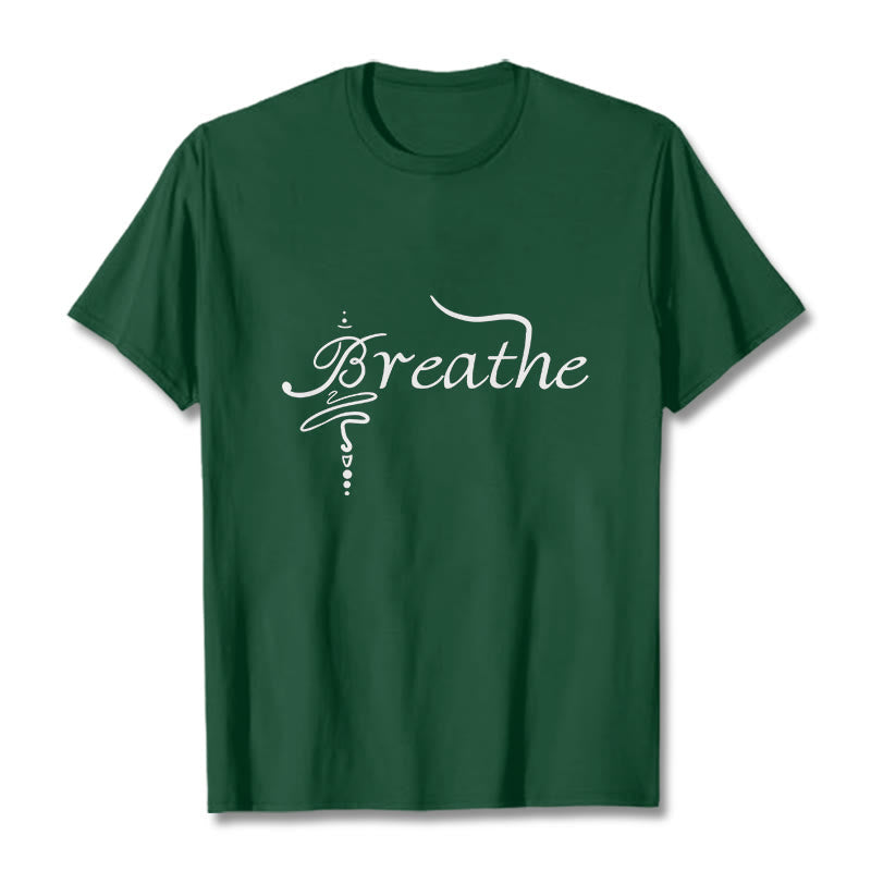 T-shirt Foviel Breathe Word