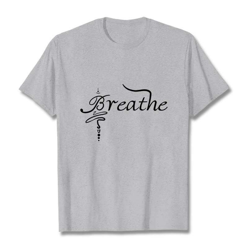 T-shirt Foviel Breathe Word