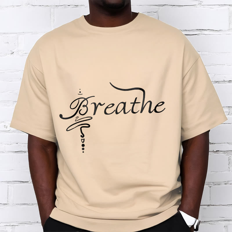 T-shirt Foviel Breathe Word