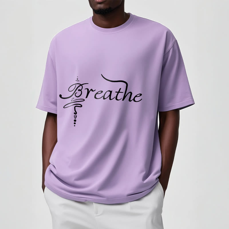 T-shirt Foviel Breathe Word