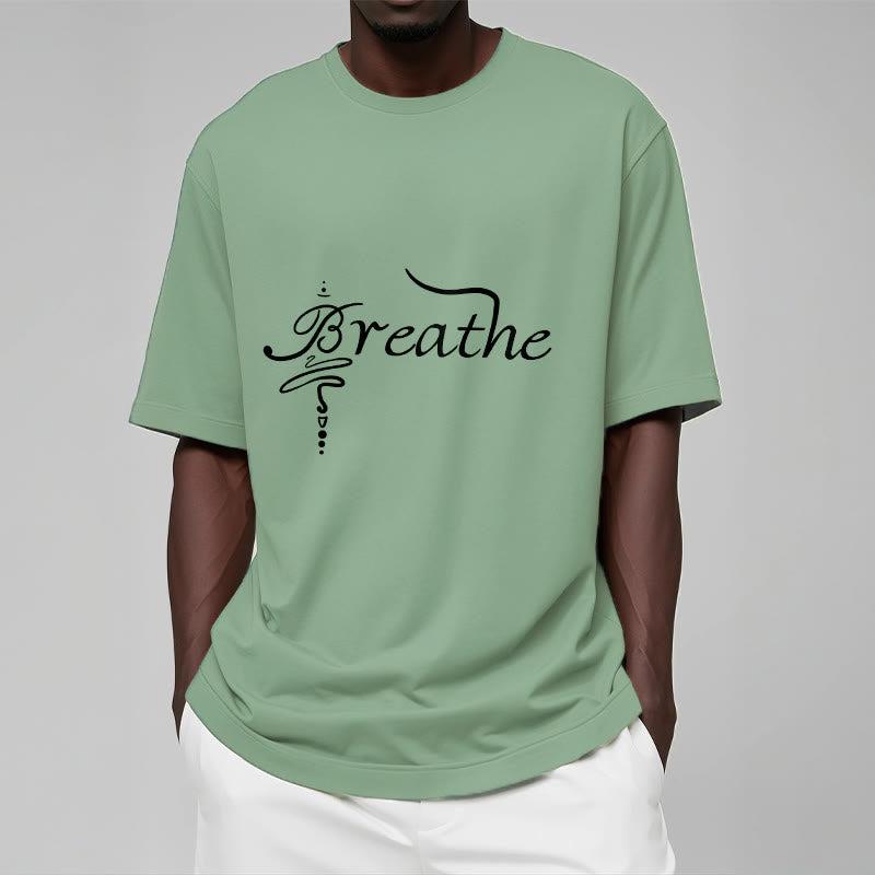 T-shirt Foviel Breathe Word