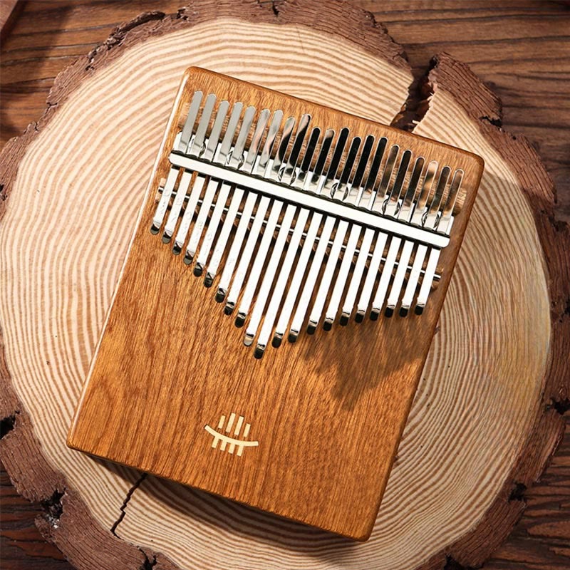Foviel Kalimba 21 Tasten Daumen Klavier Acacia Maple Sapele Holz Portable Finger Klavier