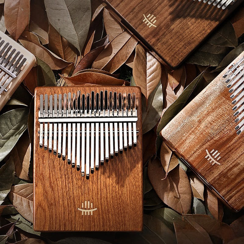 Foviel Kalimba 21 Tasten Daumen Klavier Acacia Maple Sapele Holz Portable Finger Klavier