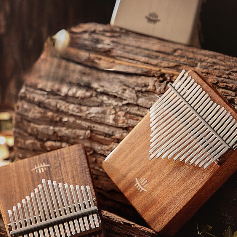 Foviel Kalimba 21 Tasten Daumen Klavier Acacia Maple Sapele Holz Portable Finger Klavier