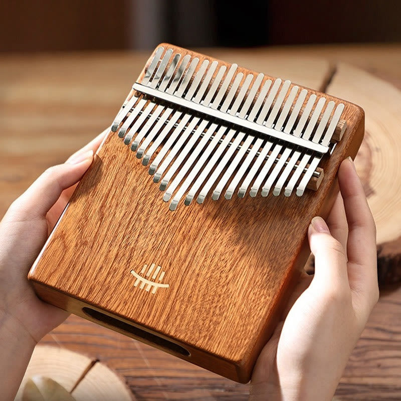 Foviel Kalimba 21 Tasten Daumen Klavier Acacia Maple Sapele Holz Portable Finger Klavier