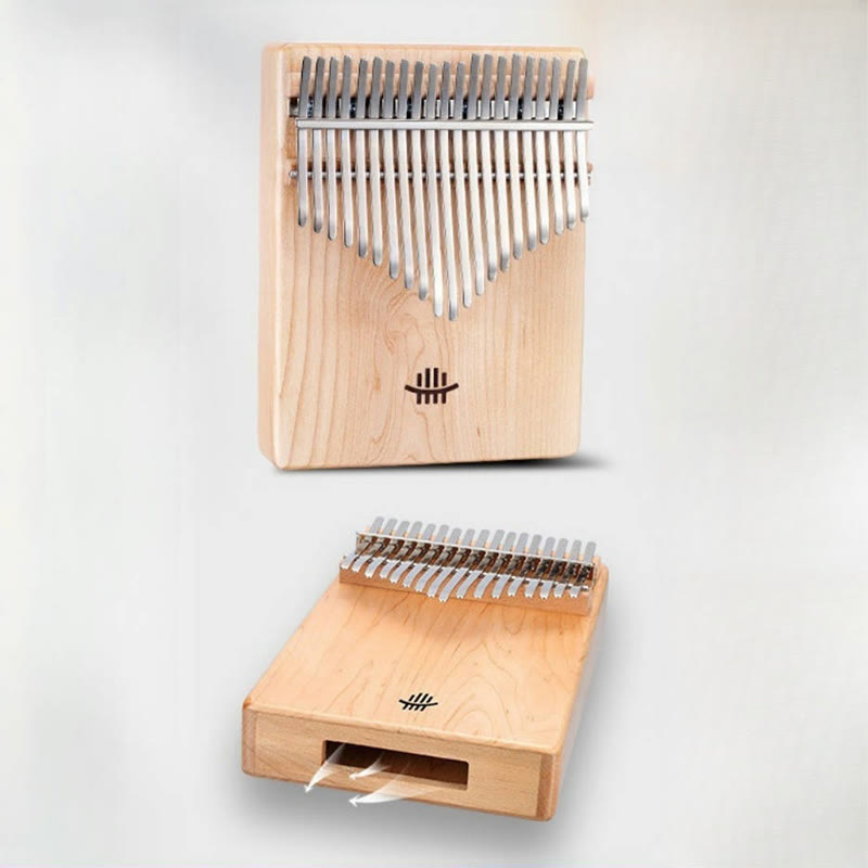 Foviel Kalimba 21 Tasten Daumen Klavier Acacia Maple Sapele Holz Portable Finger Klavier