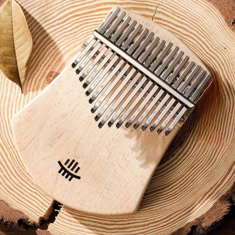 Foviel Kalimba 17 Tasten Daumen Klavier Acacia Sapele Holz Portable Finger Klavier