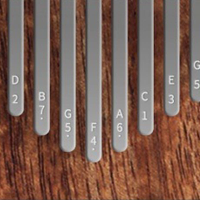 Foviel Kalimba 17 Tasten Daumen Klavier Acacia Sapele Holz Portable Finger Klavier
