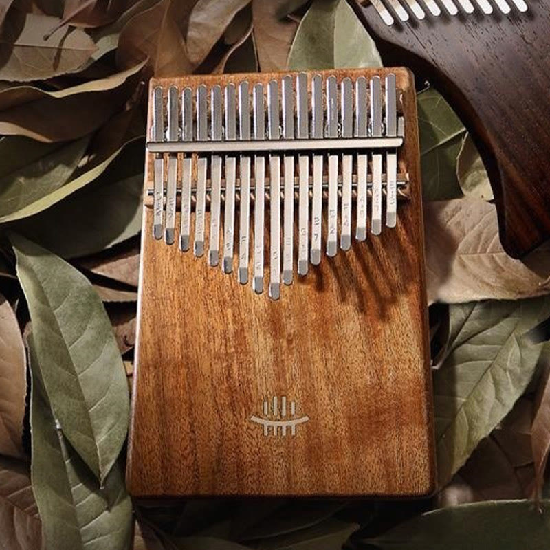 Foviel Kalimba 17 Tasten Daumen Klavier Acacia Sapele Holz Portable Finger Klavier