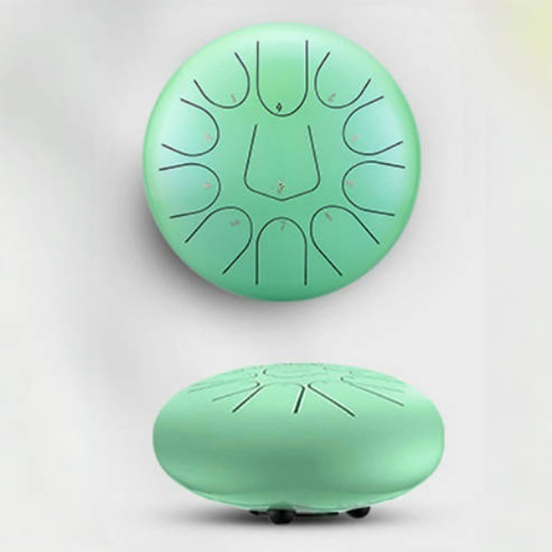Foviel Steel Tongue Drum Sound Healing Meditation Drum Kit 13 Note 12 Inch Percussion Instrument