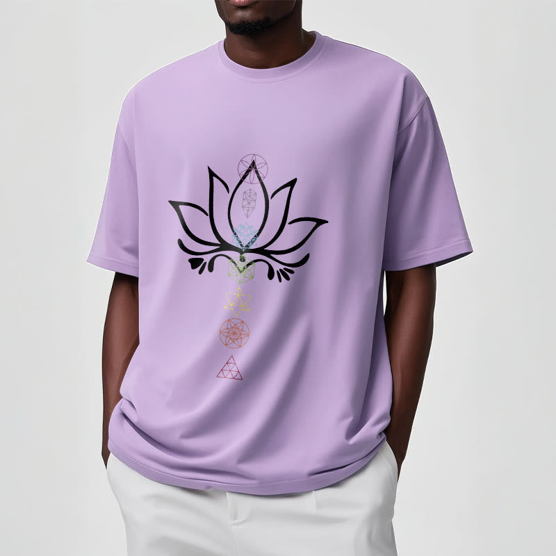 Foviel Lotus Sacred Geometry Tee T-shirt