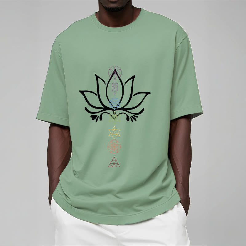 Foviel Lotus Sacred Geometry Tee T-shirt