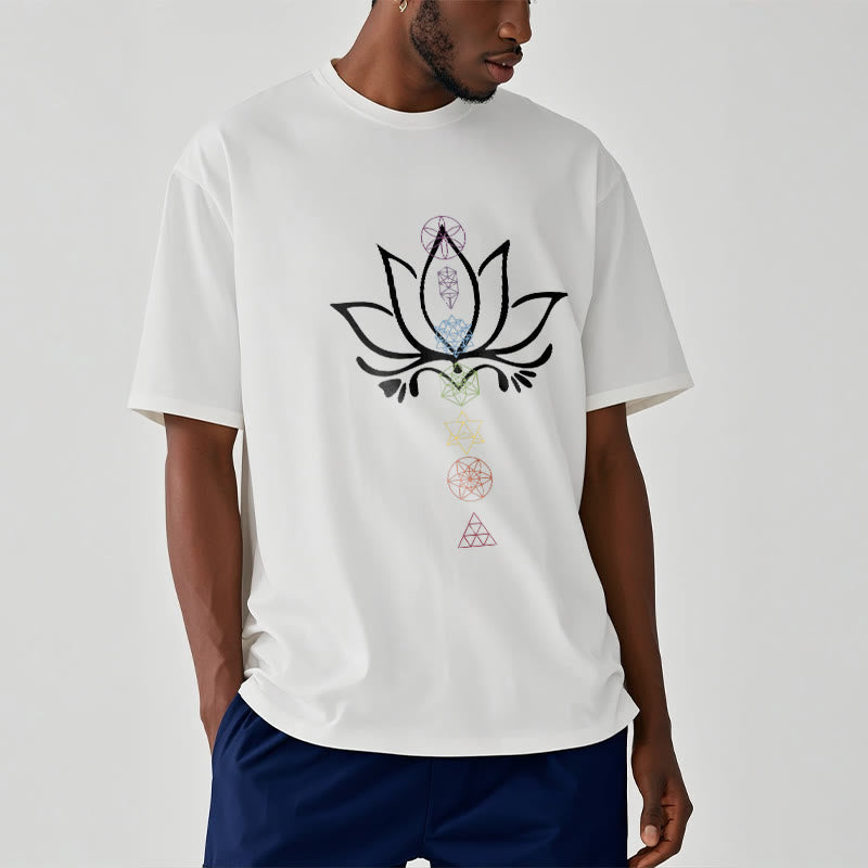 Foviel Lotus Sacred Geometry Tee T-shirt