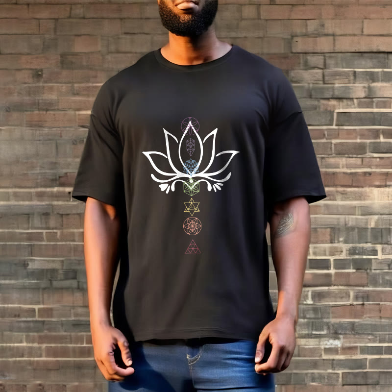 Foviel Lotus Sacred Geometry Tee T-shirt