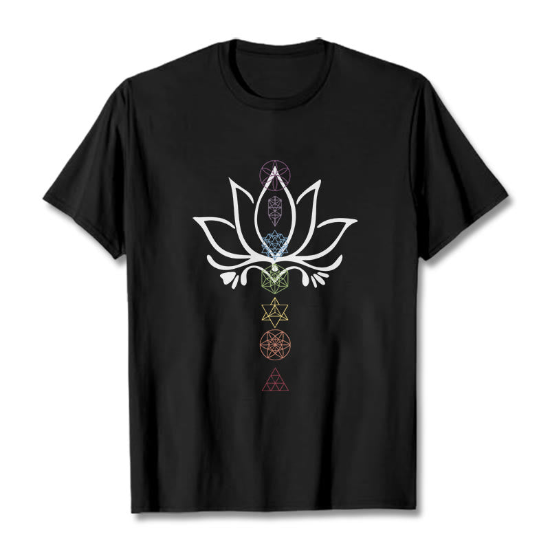 Foviel Lotus Sacred Geometry Tee T-shirt