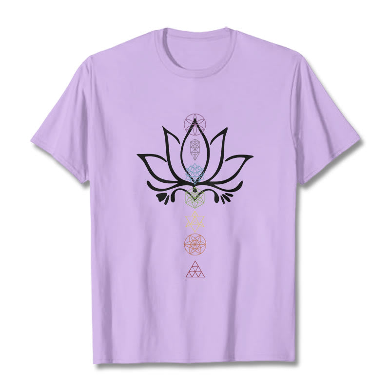 Foviel Lotus Sacred Geometry Tee T-shirt