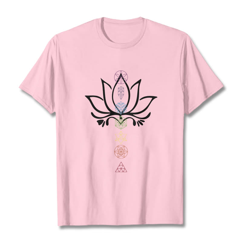 Foviel Lotus Sacred Geometry Tee T-shirt