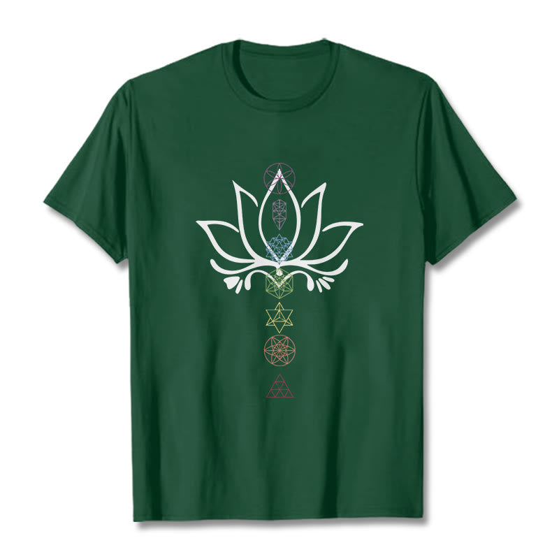 Foviel Lotus Sacred Geometry Tee T-shirt