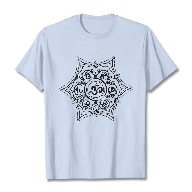 Foviel Mandala Om Mani Padme Hum Tee T-shirt