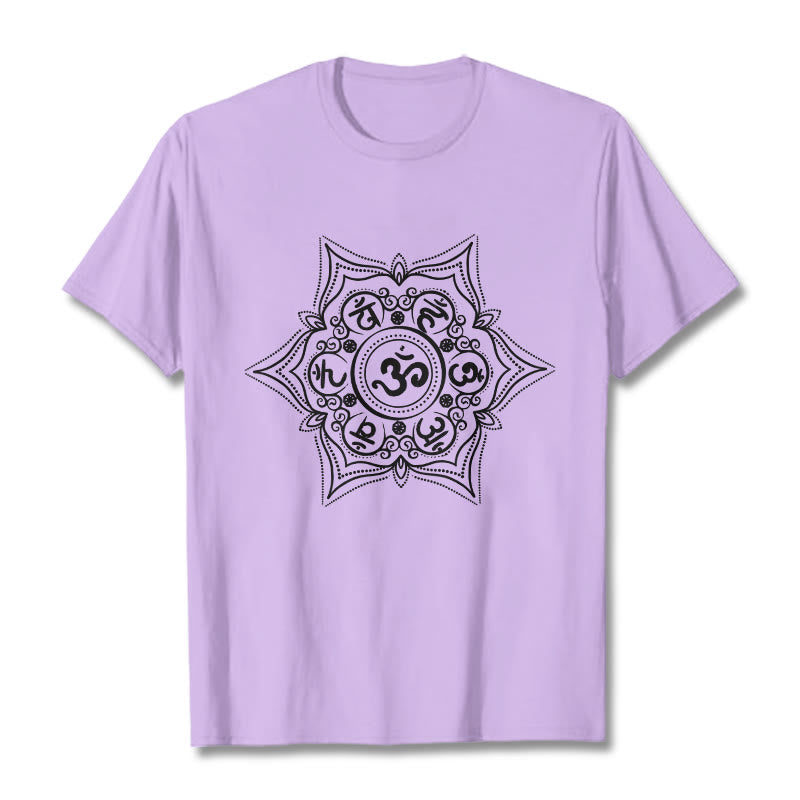 Foviel Mandala Om Mani Padme Hum Tee T-shirt