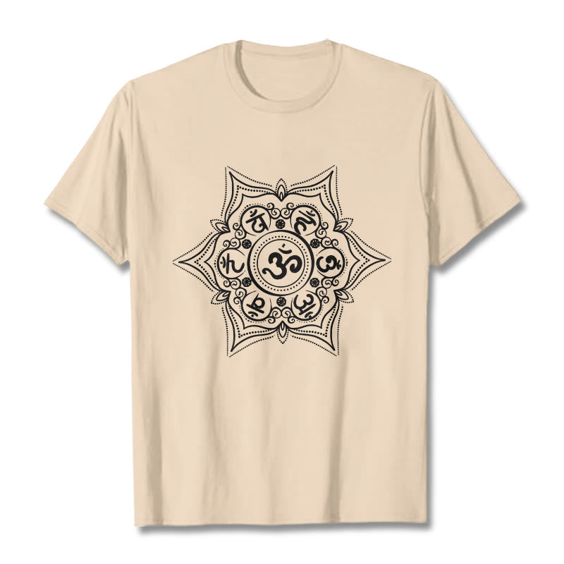 Foviel Mandala Om Mani Padme Hum Tee T-shirt