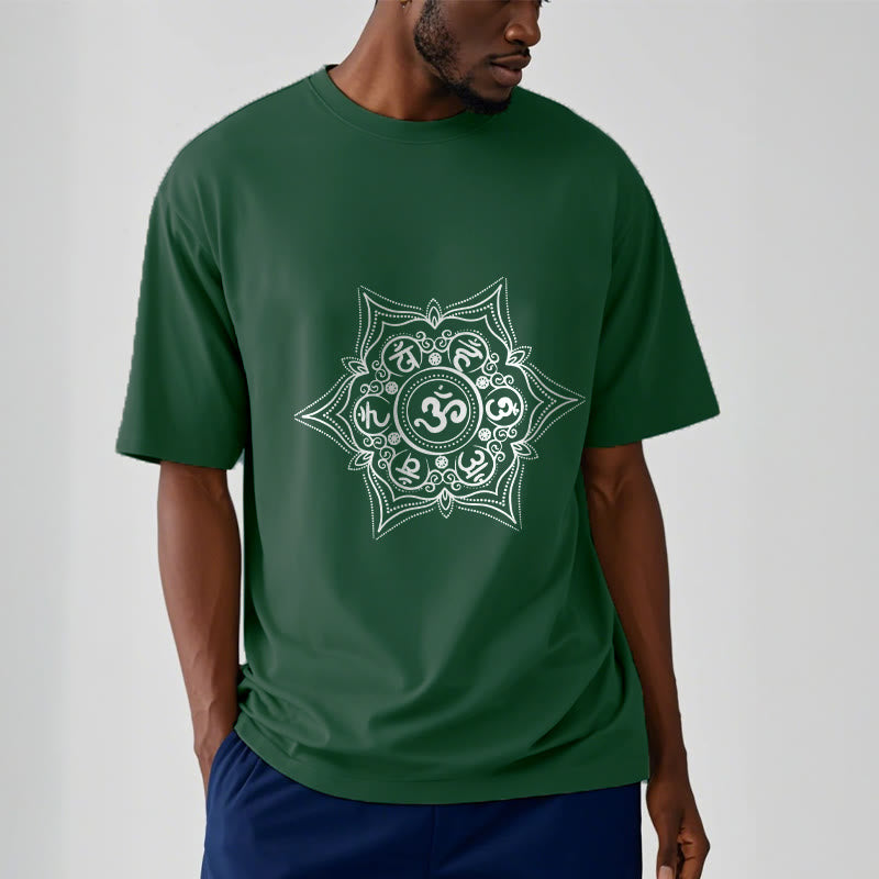Foviel Mandala Om Mani Padme Hum Tee T-shirt