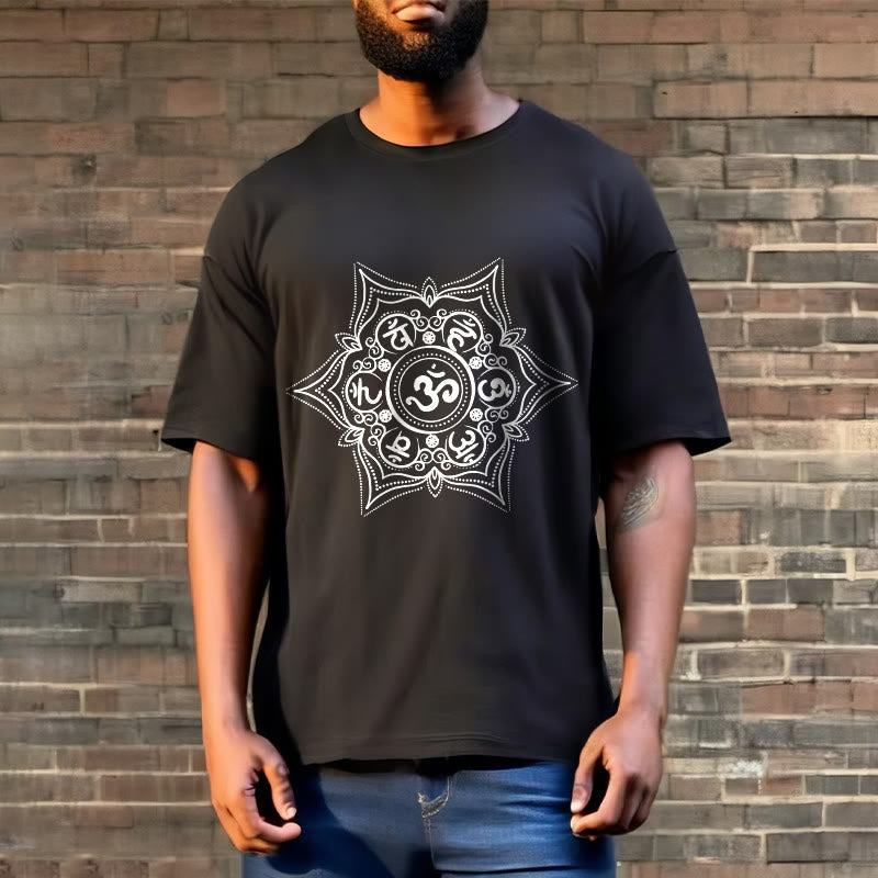Foviel Mandala Om Mani Padme Hum Tee T-shirt